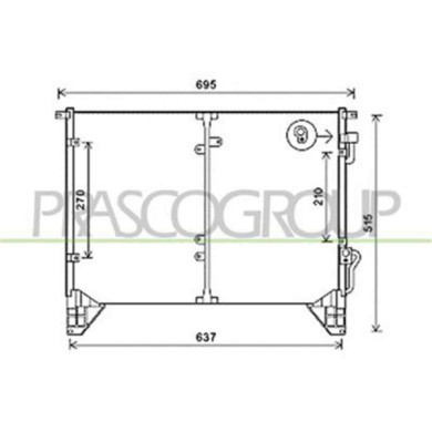SY810C002_1.JPG Condensatore Per Ssangyong Rexton Dal 2003