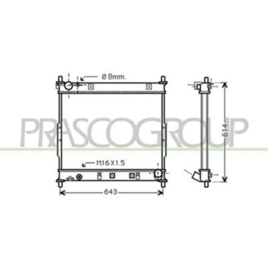 SY810R001_1.JPG Radiatore Per Ssangyong Rexton Dal 2003