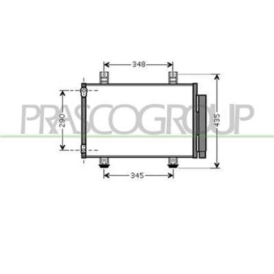 SZ034C001_1.JPG Condensatore Per Opel/vauxhall Agila Dal 2008 Al 2015