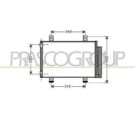 SZ034C001_1.JPG Condensatore Per Opel/vauxhall Agila Dal 2008 Al 2015