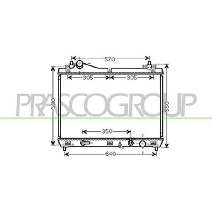 SZ056R002_1.JPG Radiatore Per Suzuki Grand Vitara Dal 2006 Al 2007