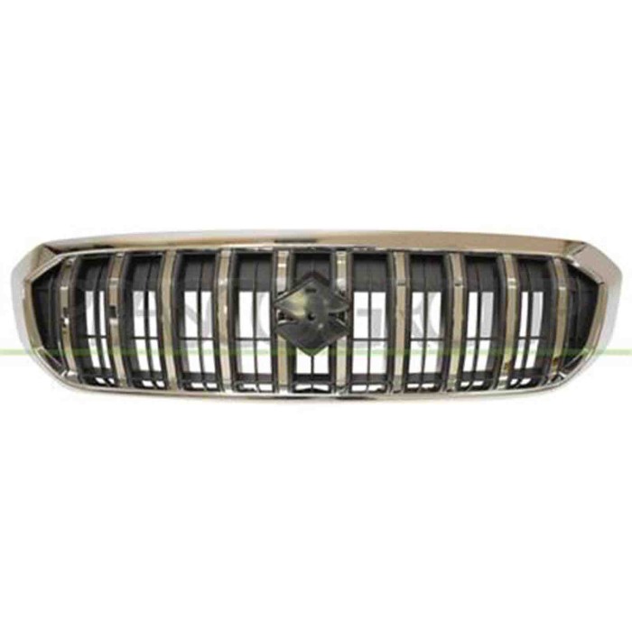 SZ3642011_1.JPG Griglia Radiatore Nera Con Cornice Cromata Per Suzuki S-cross Dal 2016 Al 2021