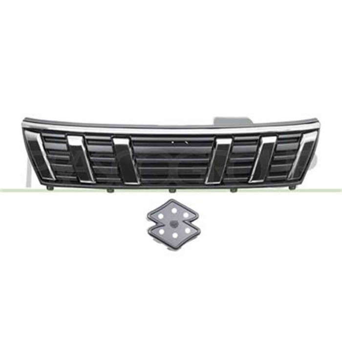 SZ7522011_1.JPG Griglia Radiatore Nera Con Modanatura Cromata Per Suzuki Vitara Dal 2020