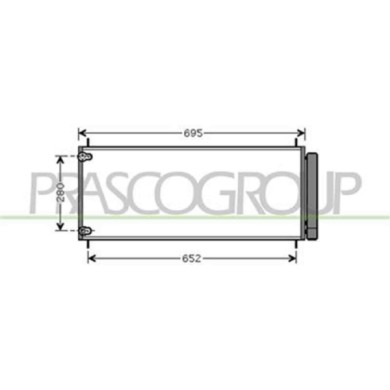 TY020C002_1.JPG Condensatore Per Toyota Verso Dal 2009 Al 2012