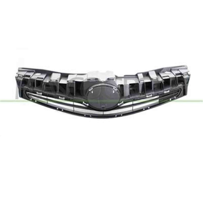 TY2042001_2.JPG Griglia Radiatore Nera Goffrata Per Toyota Aygo Dal 2012 Al 2014