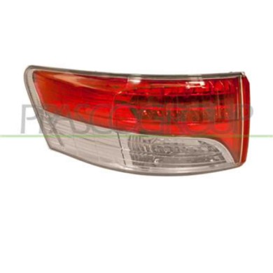 GUIDA_ALLA_SCELTA.JPG Fanale Posteriore Sinistro Esterno Rosso/bianco Per Toyota Avensis T27 Dal 2009 Al 2011