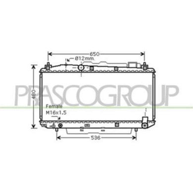 TY283R008_1.JPG Radiatore Per Toyota Rav 4 Dal 2000 Al 2003