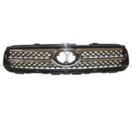 Griglia Radiatore Nera Con Modanatura Cromata Per Toyota Rav 4 Dal 2006 Al 2009