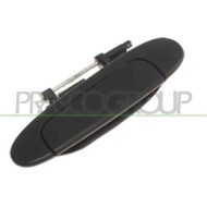 Maniglia Esterna Posteriore Sinistra Nero/liscia Per Toyota Yaris Dal 1999 Al 2003