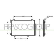 TY320C001_1.JPG Condensatore Per Toyota Yaris Dal 1999 Al 2003