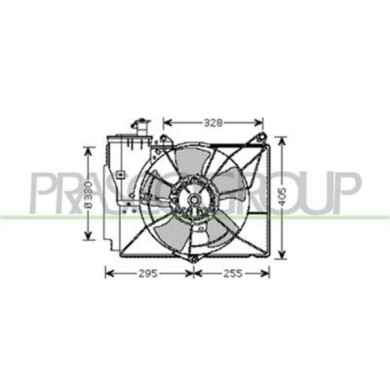 TY320F004_1.JPG Ventola Per Toyota Yaris Dal 1999 Al 2003