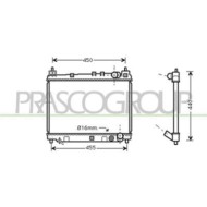 Radiatore Per Toyota Yaris Dal 1999 Al 2003