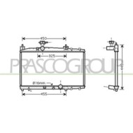 Radiatore Per Toyota Yaris Dal 1999 Al 2003
