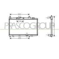 Radiatore Per Toyota Yaris Dal 2003 Al 2005
