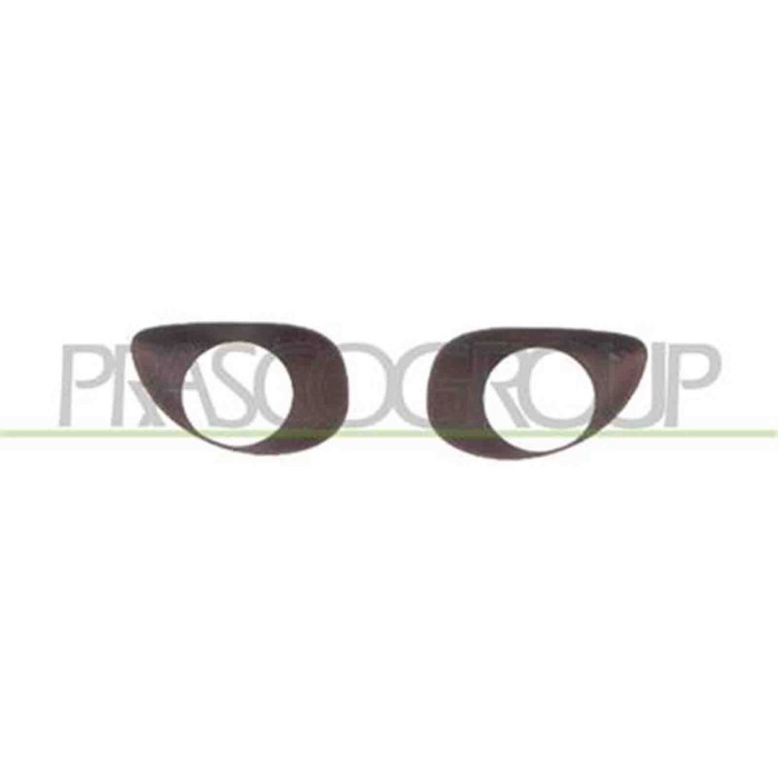GUIDA_ALLA_SCELTA.JPG Cornice Fendinebbia Sinistra Nera Per Toyota Yaris Dal 2006 Al 2009