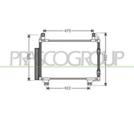 Condensatore Per Toyota Yaris Dal 2006 Al 2009