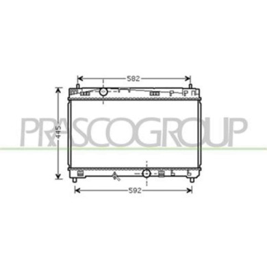TY325R004_1.JPG Radiatore Per Toyota Yaris Dal 2006 Al 2009