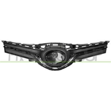 TY3292001_1.JPG Griglia Radiatore Superiore Nera Per Toyota Yaris Dal 2014 Al 2016