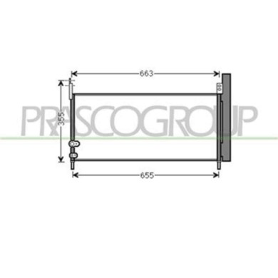 TY352C001_1.JPG Condensatore Per Toyota Auris Dal 2011 Al 2012