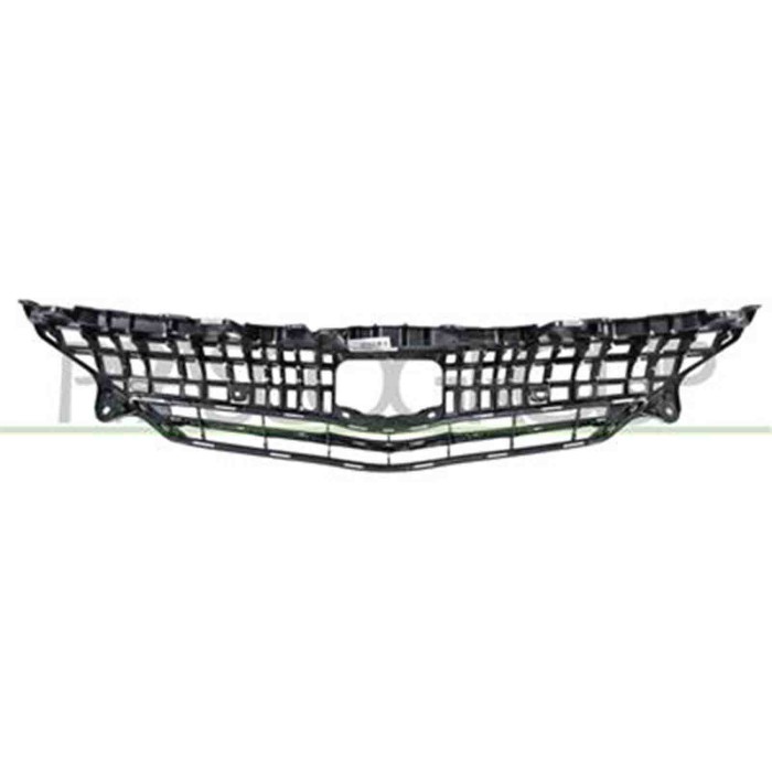 TY4252011_1.JPG Griglia Radiatore Nera Con Modanatura Cromata Per Toyota Prius+ Dal 2012 Al 2014