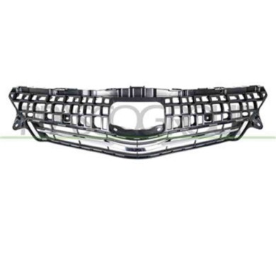 TY4252011_2.JPG Griglia Radiatore Nera Con Modanatura Cromata Per Toyota Prius+ Dal 2012 Al 2014