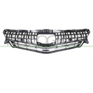 TY4252011_2.JPG Griglia Radiatore Nera Con Modanatura Cromata Per Toyota Prius+ Dal 2012 Al 2014