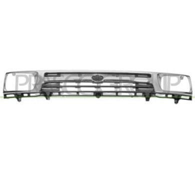 TY8102011_1.JPG Griglia Radiatore Argento/nera Per Toyota Hilux Pick Up 2wd Ln85 Dal 1989 Al 1995