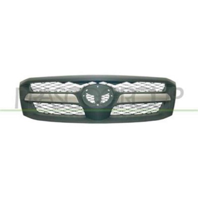 TY8182011_1.JPG Griglia Radiatore Nera Con Cornice Cromata Per Toyota Hilux - Vigo Pick Up Dal 2005 Al 2008