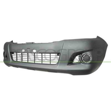 TY8201011_1.JPG Paraurti Anteriore Nero Goffrato Per Toyota Hilux Pick Up Dal 2011 Al 2016