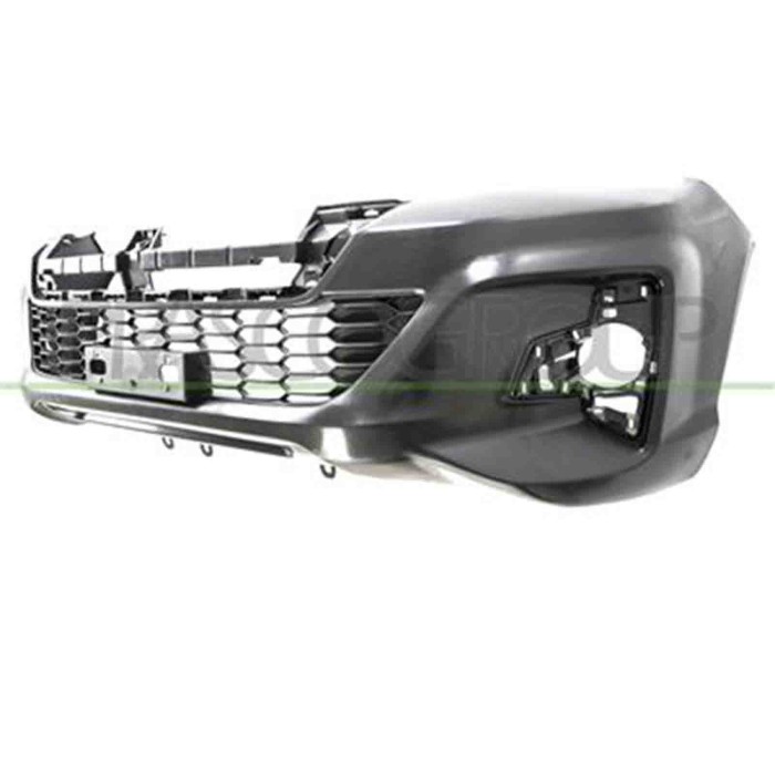 TY8231001_2.JPG Paraurti Anteriore Nero Per Toyota Hilux - Revo (an120/an130) Dal 2018 Al 2020