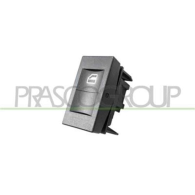 VG017WS02_2.JPG Interruttore Alzacristallo Nero Per Volkswagen Polo Classic - Variant - Caddy Dal 1994 Al 2004