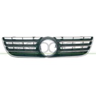 Griglia Radiatore Nera Con Cornice Cromata Per Volkswagen Polo Dal 2005 Al 2009