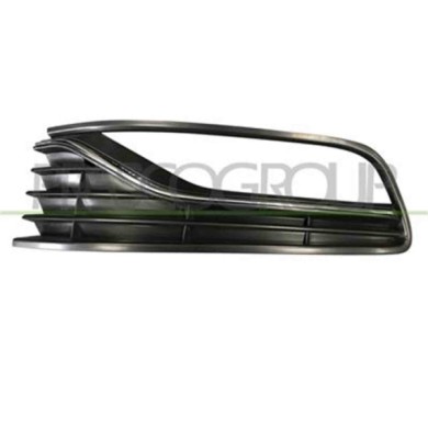 VG0242133_2.JPG Griglia Destra Paraurti Nera Per Volkswagen Polo Dal 2014 Al 2017