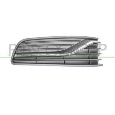 GUIDA_ALLA_SCELTA.JPG Griglia Destra Paraurti Nera Goffrata Per Volkswagen Polo Dal 2014 Al 2017