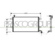 Condensatore Per Volkswagen Golf Iii Dal 1991 Al 1997