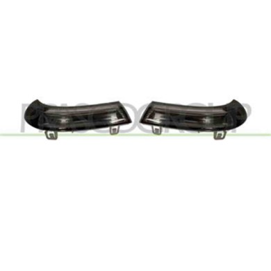 GUIDA_ALLA_SCELTA.JPG Kit Fanale Fume' Retrovisore (destro+sinistro) Per Volkswagen Golf V Dal 2003 Al 2008