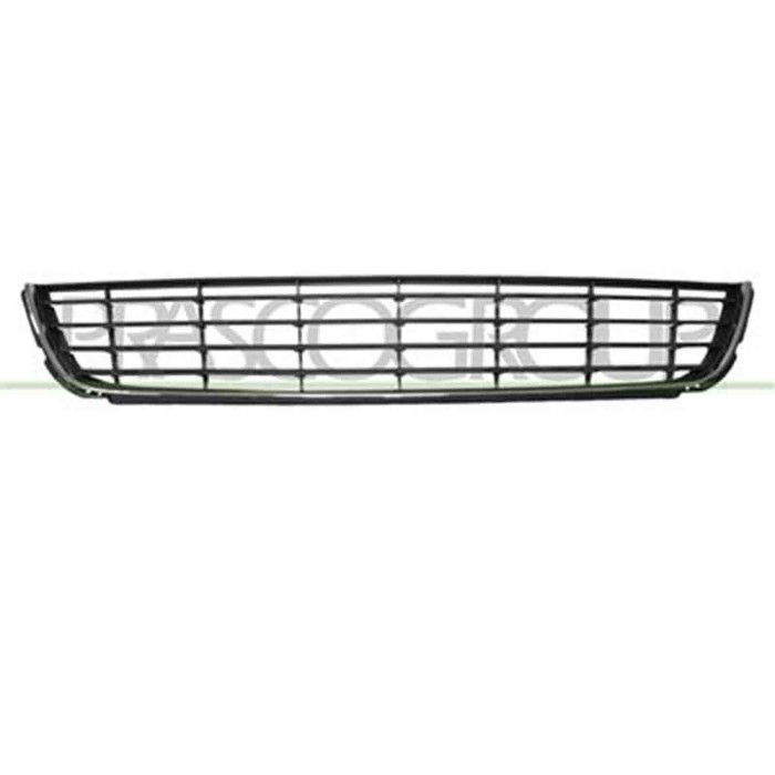 VG0382130_1.JPG Griglia Centrale Paraurti Nera Con Cornice Per Volkswagen Golf Vi Dal 2008 Al 2012
