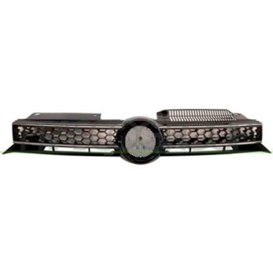 VG0392011_1.JPG Griglia Radiatore Nera/cromata Per Volkswagen Golf Vi Gti/gtd Dal 2009 Al 2012