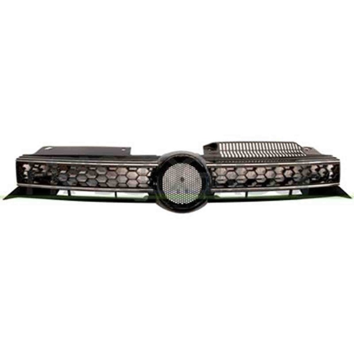 VG0392011_1.JPG Griglia Radiatore Nera/cromata Per Volkswagen Golf Vi Gti/gtd Dal 2009 Al 2012