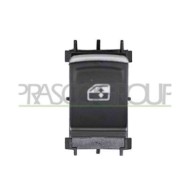VG044WS01_1.JPG Interruttore Alzacristallo Nero/bordo Cromato Per Volkswagen Golf Sportsvan Dal 2014 Al 2017