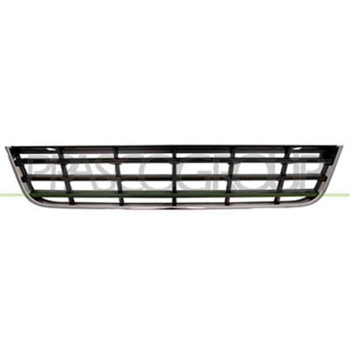 VG0542120_1.JPG Griglia Centrale Paraurti Con Cornice Cromata Per Volkswagen Passat B6 Dal 2005 Al 2010