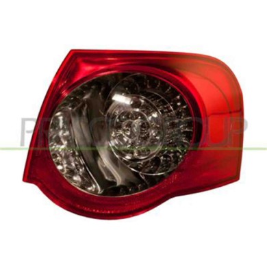 GUIDA_ALLA_SCELTA.JPG Fanale Posteriore Destro Esterno Con Porta Lampada Bianco/rosso Per Volkswagen Passat B6 Dal 2005 Al 2010