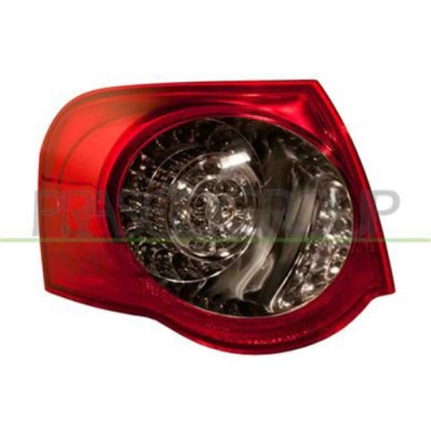 GUIDA_ALLA_SCELTA.JPG Fanale Posteriore Sinistro Esterno Con Porta Lampada Bianco/rosso Per Volkswagen Passat B6 Dal 2005 Al 201