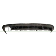 Spoiler Paraurti Posteriore Nero Goffrato Per Volkswagen Passat B7 Dal 2010 Al 2014