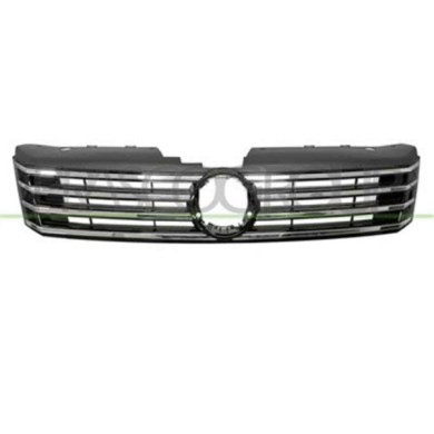 VG0552001_1.JPG Griglia Radiatore Nera Con Modanatura Cromata Per Volkswagen Passat B7 Dal 2010 Al 2014