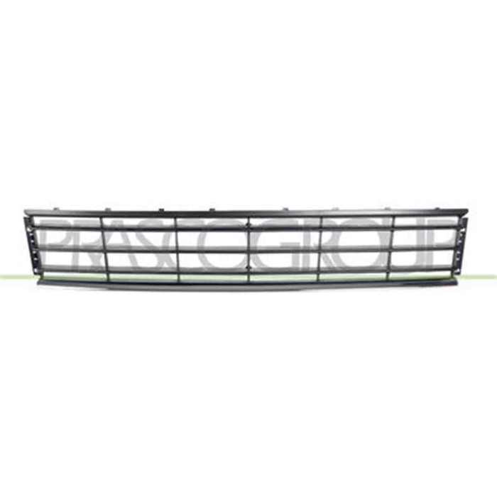 VG0552131_1.JPG Griglia Centrale Paraurti Nera Con Modanatura Cromata Per Volkswagen Passat B7 Dal 2010 Al 2014