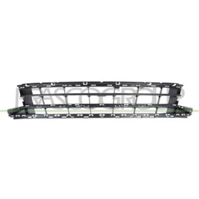 VG0562121_1.JPG Griglia Centrale Paraurti Nera Con Modanatura Cromata Per Volkswagen Passat B8 Dal 2014 Al 2019