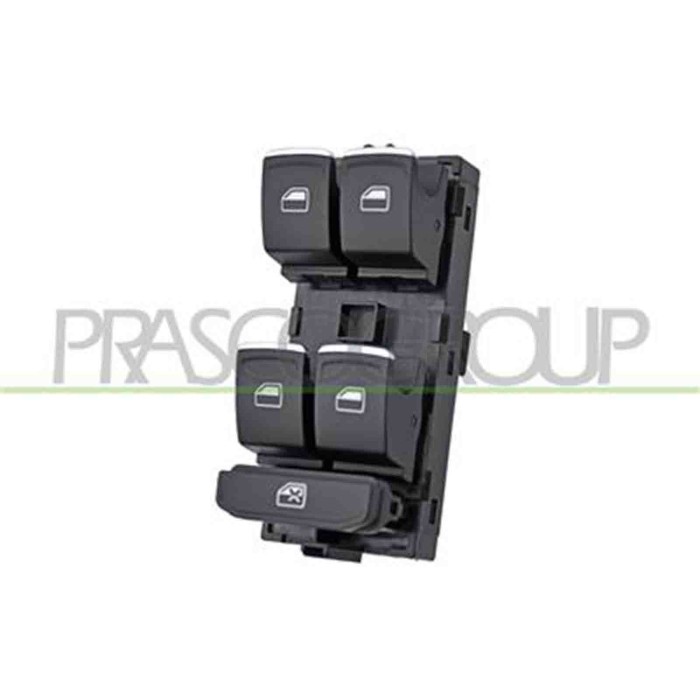 VG056WS04_2.JPG Pulsantiera Nera Per Volkswagen Golf Sportsvan Dal 2014 Al 2017