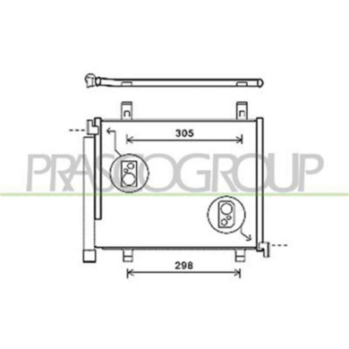 VG201C002_1.JPG Condensatore Per Volkswagen Up Dal 2012 Al 2016
