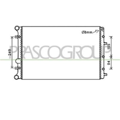 VG330R007_1.JPG Radiatore Per Volkswagen Fox Dal 2004 Al 2009